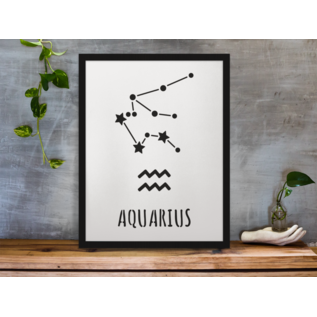 Sjabloon Star Sign Constellation Stencil
