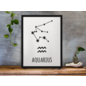 Sjabloon Star Sign Constellation Stencil