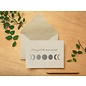 Sjabloon Moon Phases Stencil - Moon Craft Template A5