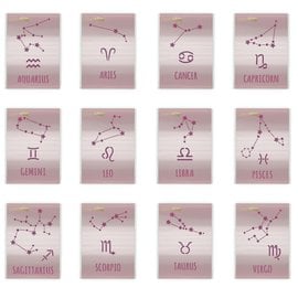 Sjabloon Star Sign Constellation Stencil Template - Libra A6