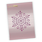 Sjabloon Snowflake Mandala Stencil - Christmas Craft Template A6