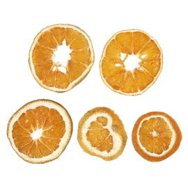 Gedroogde stukjes sinaasappel D: 40-60mm 5st.