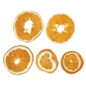 Gedroogde stukjes sinaasappel D: 40-60mm 5st.