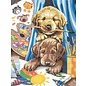 Colouring By Numbers PUPPIES 34x24cm