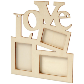 Houten Lijst Love 19,7x16 cm