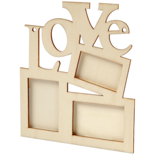 Houten Lijst Love 19,7x16 cm