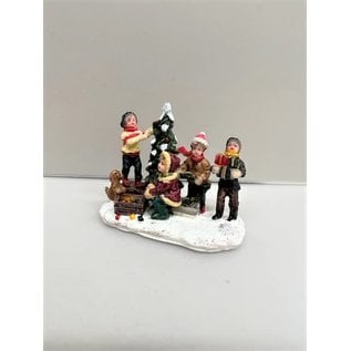 Miniatuur kerstfiguurtjes van poly, 7 cm