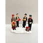 Miniatuur kerstfiguurtjes van poly, 7 cm