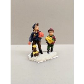 Miniatuur kerstfiguurtjes gemaakt van polyi, 5-7 cm