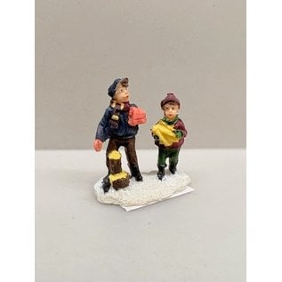 Miniatuur kerstfiguurtjes gemaakt van polyi, 5-7 cm