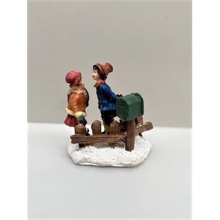 Miniatuur kerstfiguurtjes van poly, 6-7 cm