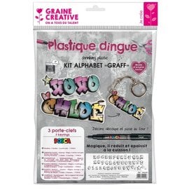 KRIMPKUNDIGE KIT ALFABET GRAFFITI + Posca stift