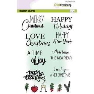 clearstamps A5 - Text Christmas cards (Eng) GB