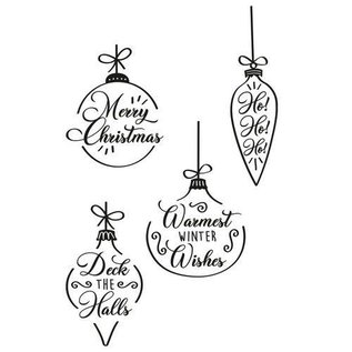 Clear Stamps Set 4PK - Christmas Baubles 665355 Olivia Rose