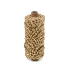 Flaxcord Deluxe goud 2mm - 50mt