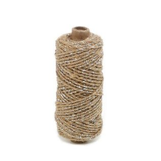 Flaxcord Deluxe zilver 2mm - 50mt