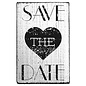 Vintage stempel 70x42mm - SAVE THE DATE - HART