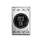 Vintage Stempel 70x42mm Miss you