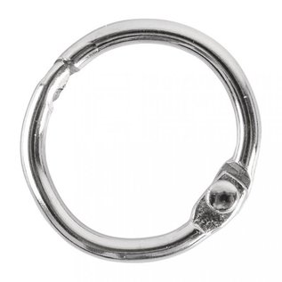 Metalen ringen om te openen, 14 mm, 12 st.