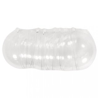 6 Plastic bollen 8 cm  2-delig