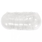 6 Plastic bollen 8 cm  2-delig