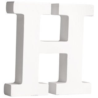 letters H , wit, 11cm, Dikte 2 cm