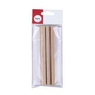 Dot painting houten sticks gesorteerd 3-12mm, 7st.