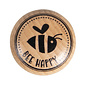 Stempel Bee happy, ø 3cm