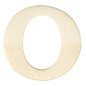 Houten letters, 4 cm "O" PER STUK