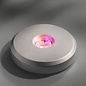 LED BASE Rond, 11,5 cm, 15 LED's, zilver