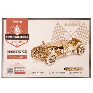 3D houten puzzel Grand Prix Car