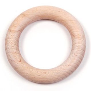 houten ring 100mm naturel