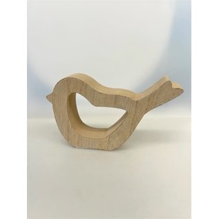 Houten vogel 14x8,2x2,5cm