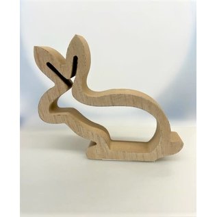 Houten Konijn 15x2,5x12,5cm