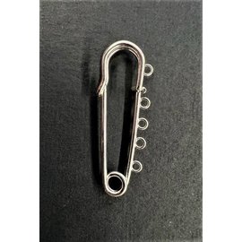 Speld kilt 5cm 5 zilveren ringen 2st.