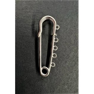 Speld kilt 5cm 5 zilveren ringen 1st.