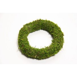 Mos krans, 25cm, groen