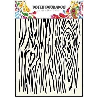 Dutch Doobadoo Sjabloon Mask Art Stencil A5 Woodgrain