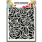 Dutch Doobadoo Dutch Mask Art stencil Big Roses  A5