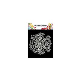 Sjabloon Dutch doobadoo Mandala met bloem 15x15cm