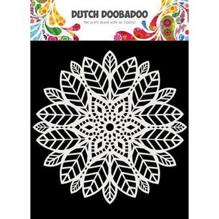 Dutch Doobadoo Mask Art 15X15cm Mandala leaves