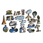 Wooden City, 2in1 Houten Legpuzzel, World Landmarks, 37,5x25,4cm