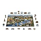 Wooden City, 2in1 Houten Legpuzzel, World Landmarks, 37,5x25,4cm