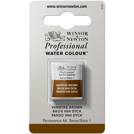 Winsor & Newton PROFESSIONAL WATERCOLOUR - AQUARELVERF HALVE NAP VANDYKE BROW&N