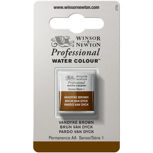 Winsor & Newton PROFESSIONAL WATERCOLOUR - AQUARELVERF HALVE NAP VANDYKE BROW&N