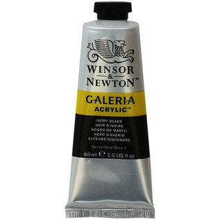 Winsor&Newton, Galeria Acrylic, Ivory Black, 60ml