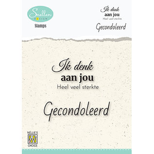 Nellie's Choice • Clear Stempel Nederlands Condoleance Teksten Nr. 2