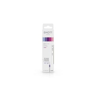 Uni Emott fineliner set 5 kleuren - floral