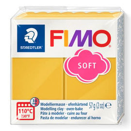 Fimo soft boetseerklei 57g Mango Caramel Geel