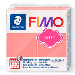 Fimo soft boetseerklei 57g Grapefruit Roze